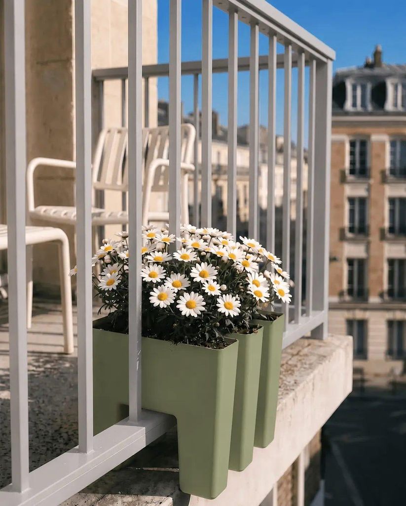 Jardinière Vercony pour balustrade à barreaux - Image du produit 