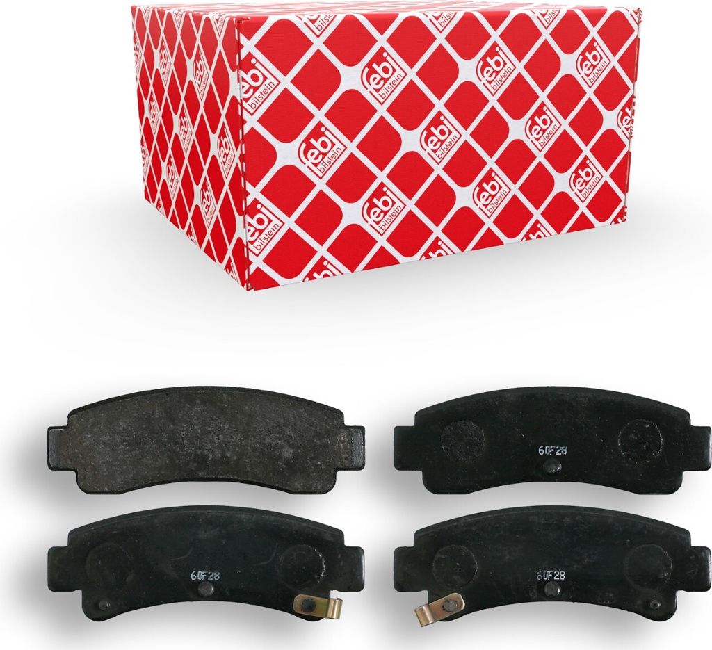 Febi Bremsbeläge Satz Hinten Bremsklötze für NISSAN Sunny III Schrägheck (N14) 16270