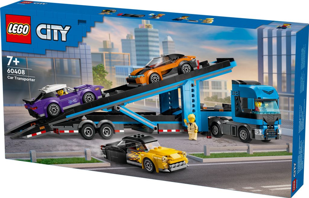 LEGO® City 60408 Ciężarówka do transportu samochodów z Zdjęcie produktu 27