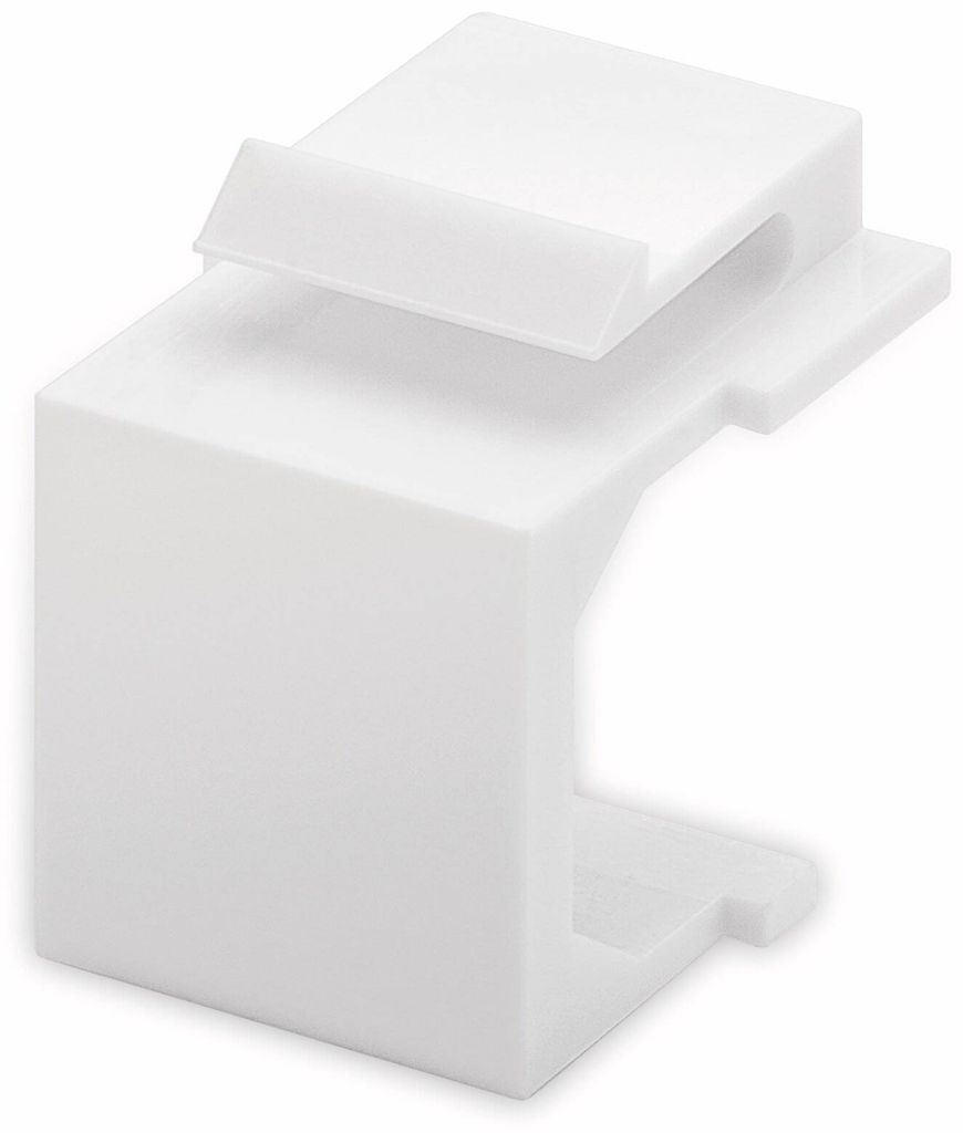 Keystone-Abdeckung (4-er Pack), weiß zur Verwendung als Staubschutz