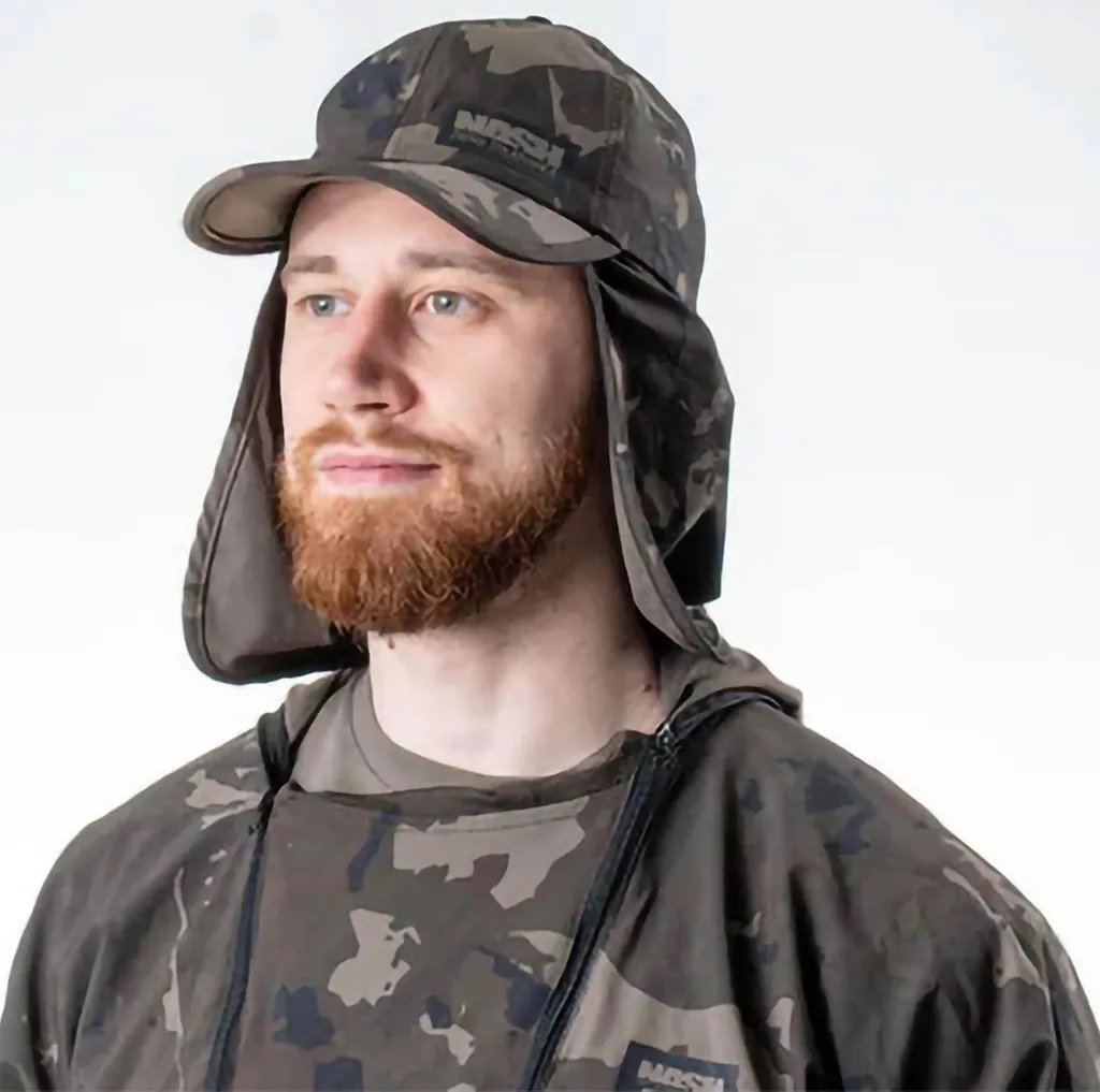 Casquette de pêche imperméable Nash ZT Lite Hydra Flex pour le stalking