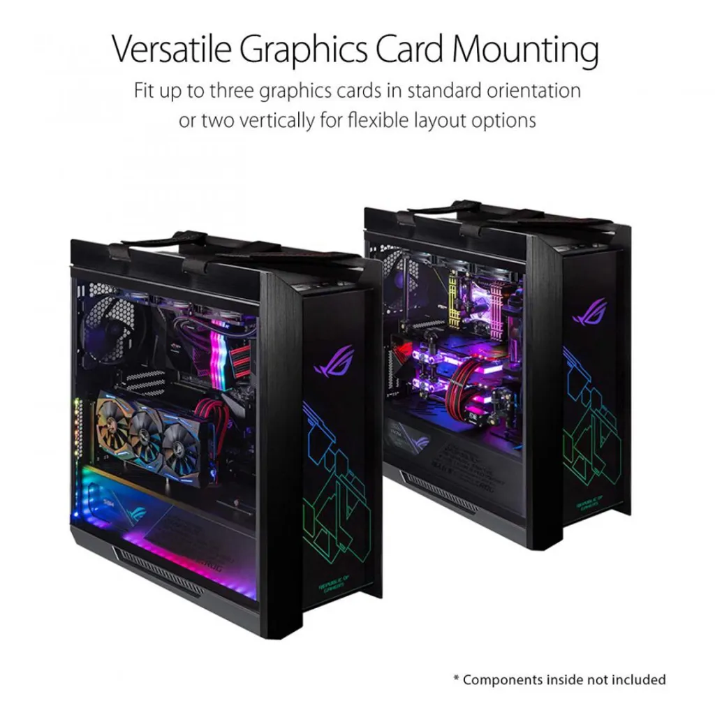 Boîtier PC ASUS ROG Strix Helios noir châssis E-ATX verre trempé - 11