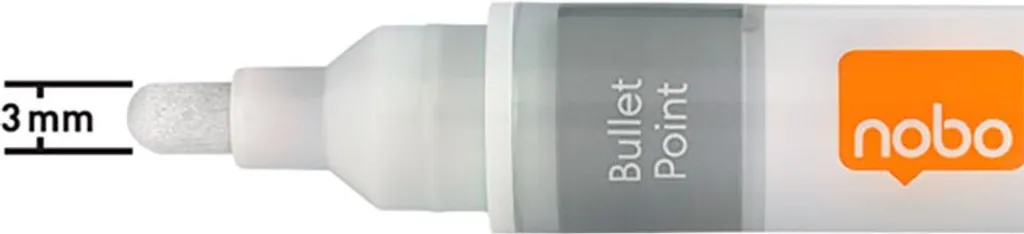 Nobo Marker 1905323 weiß 4 St./Pack. - 5