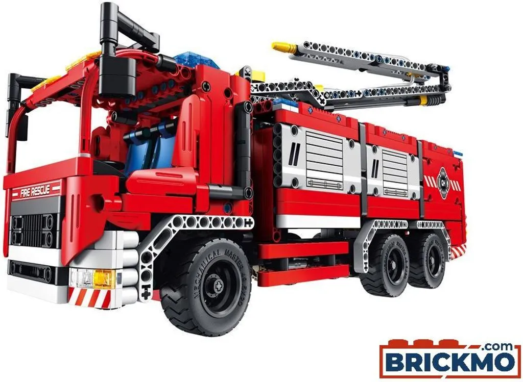 Jeu de construction camion de pompiers 2-en-1 avec 1288 pièces