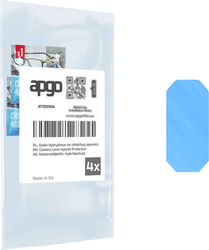 apgo 4 Stück Linsenschutz Kamera Schutzglas für Blackview BV9600 Kameraschutz, 9H Kameraobjektiv Camera Lens Protector