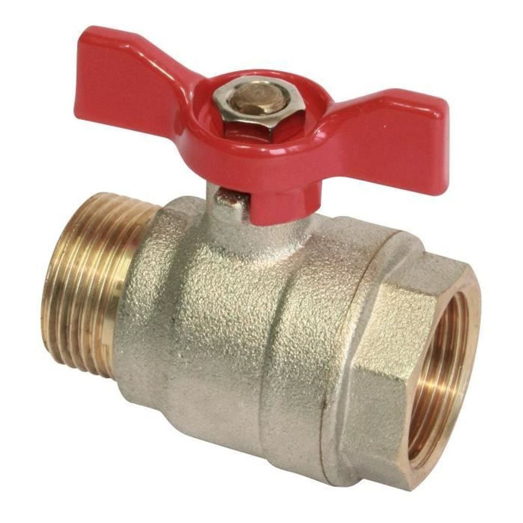 SOMATHERM FOR YOU – Kugelhahn – Außengewinde/Innengewinde 12/17 – Drehgriff – Optimaler Wasserdurchfluss dank vollem Durchgang – Abdicht...