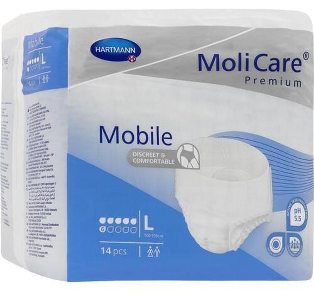 Hartmann MoliCare, Unisex, L, Weiß, 100 - 150 cm, 14 Produktbild 