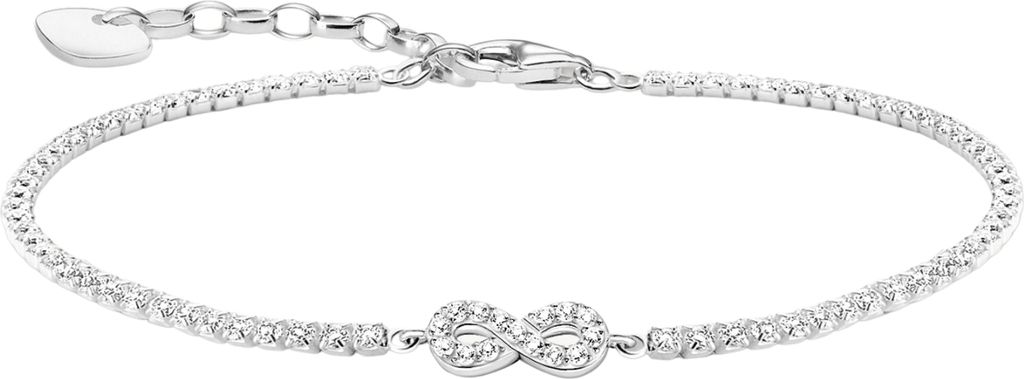 Thomas Sabo Bracelet tennis Infinity zirconium argent Image du produit 