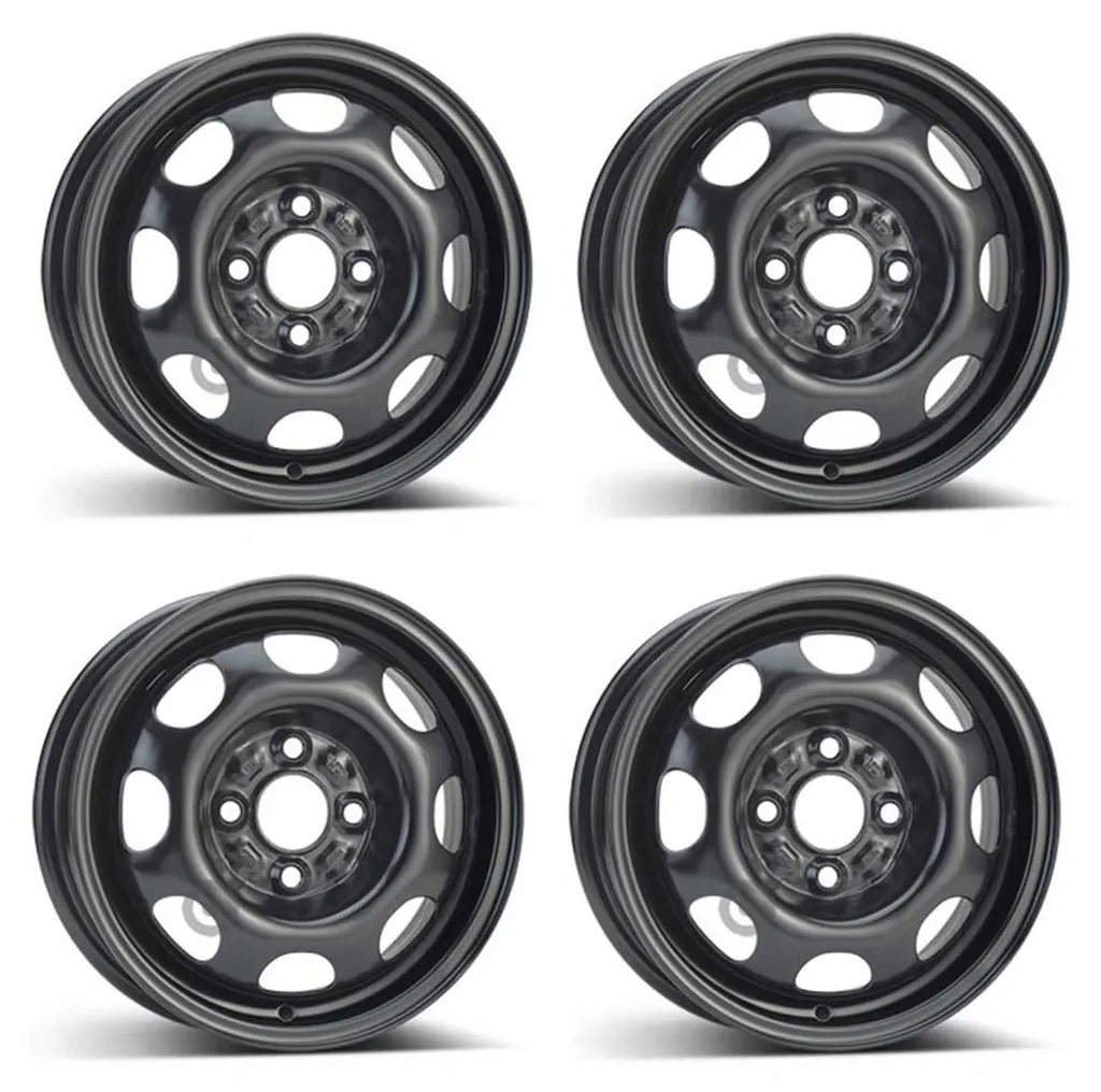 4 jantes en acier Alcar 3345 4,5Jx13 ET35 4x100 pour Seat Arosa