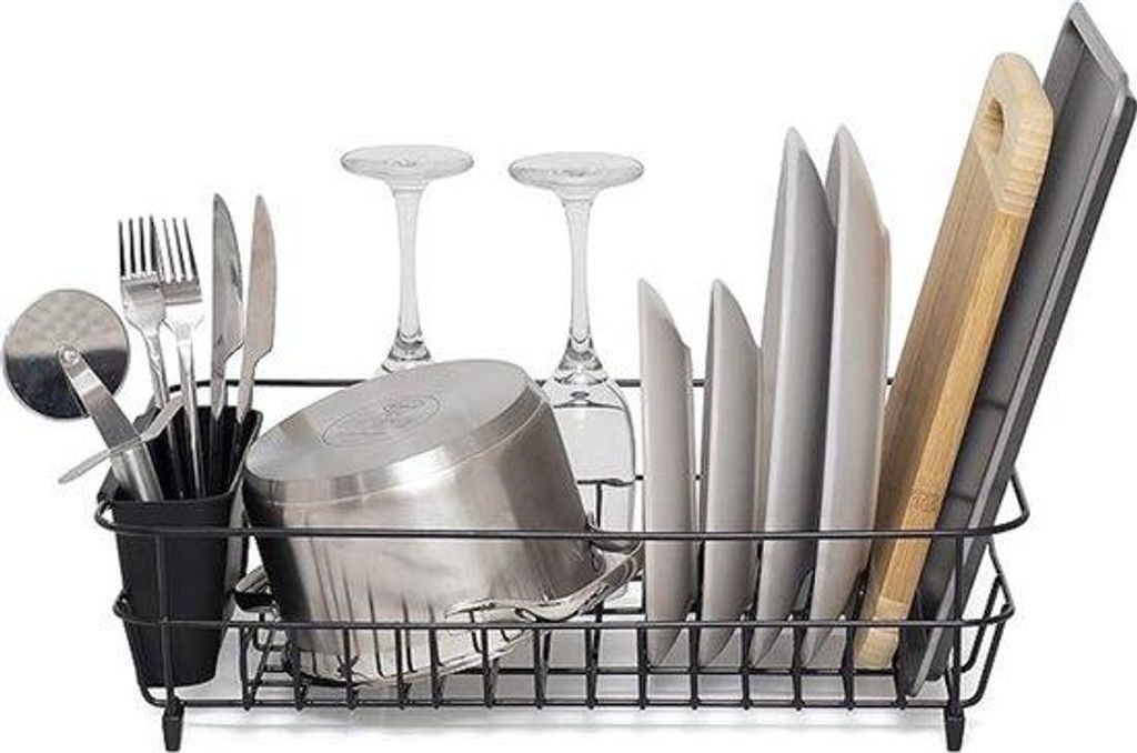 Dish rack - Serviergarnitur aus hochwertigem Material, 29,5 x 44,6 x 12,5 cm