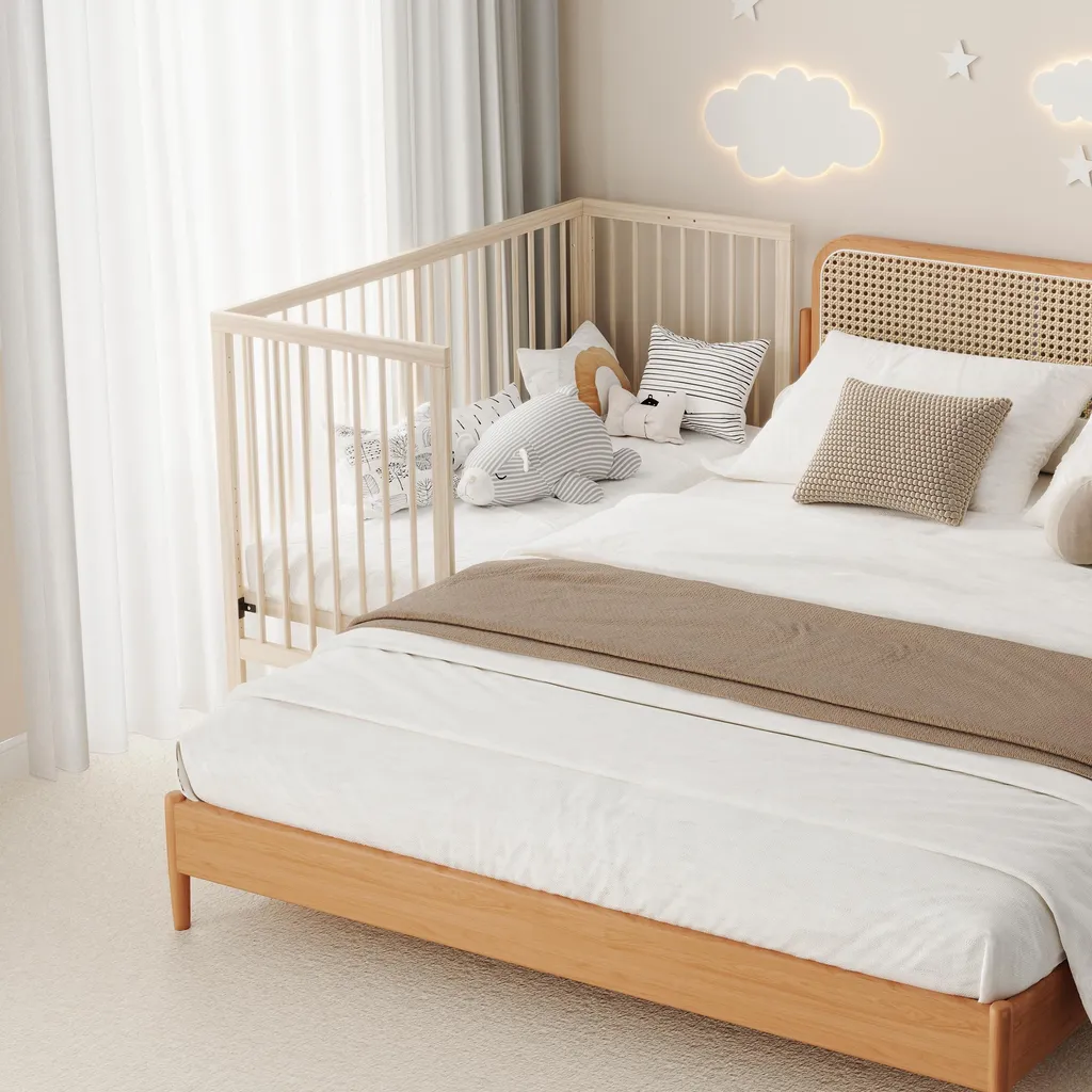 Lit d'appoint enfant 60x140 idéal pour transition berceau vers lit - 5
