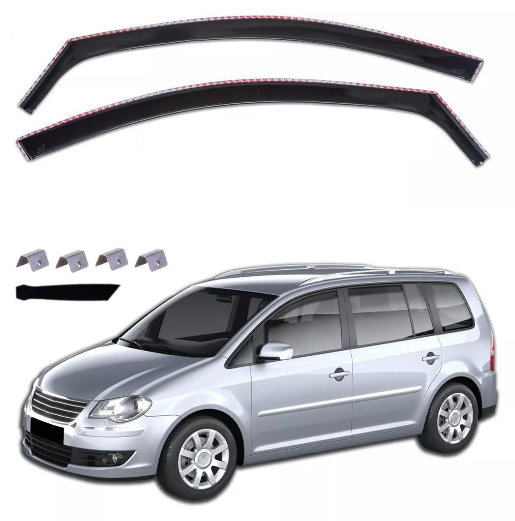 Set aus 2 Windabweisern für VW Touran 5D (2003–2015) Produktbild 