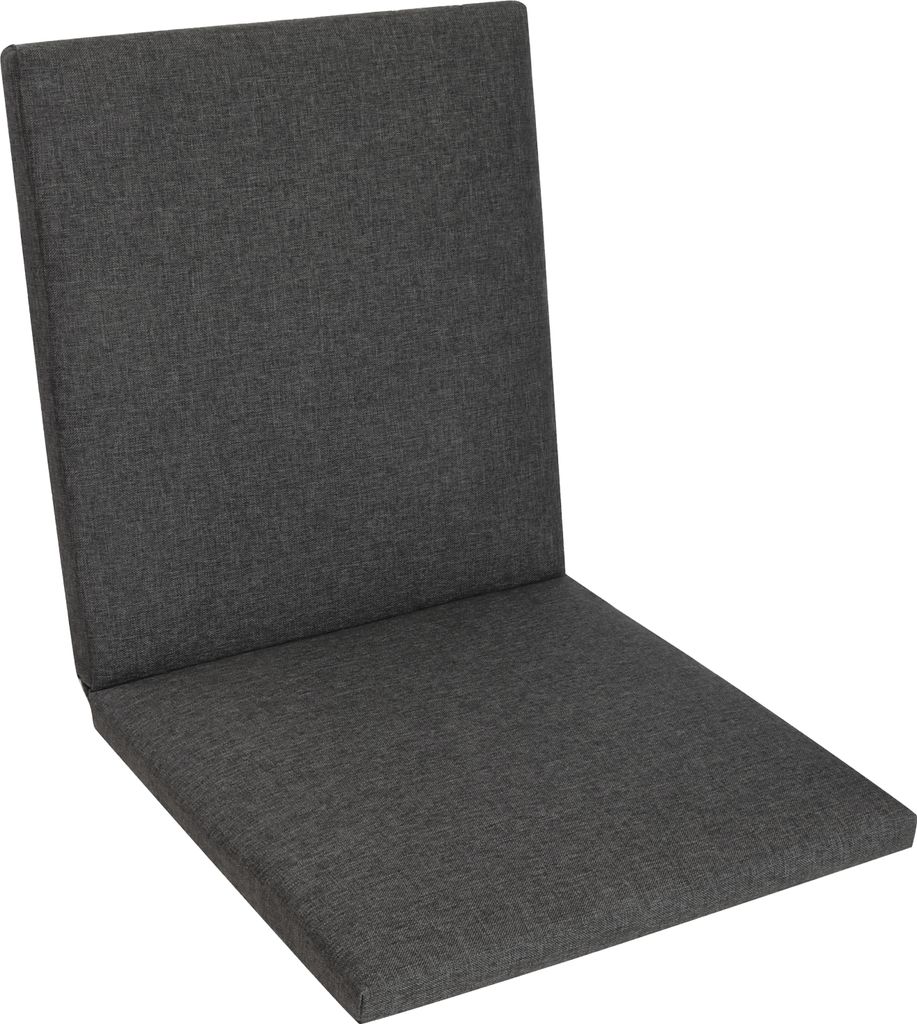 Herlag wetterfeste Gartenstuhlauflage Sunny für Niedriglehner Anthrazit 103x50x4cm 1 Polster