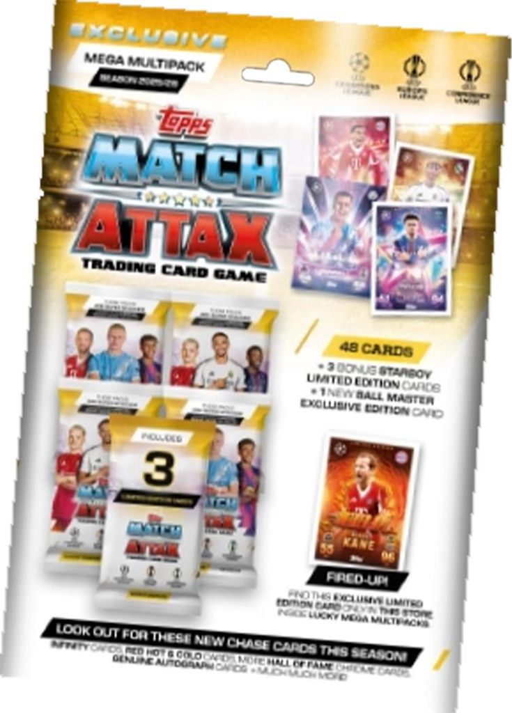 Topps Match Attax Champions League 2025/26 | 1x EXKLUSIV MEGA MULTIPACK