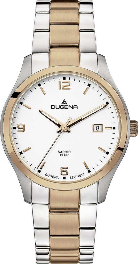 Dugena 4460693 Herren-Armbanduhr, Edelstahl-Gehäuse, Produktbild 