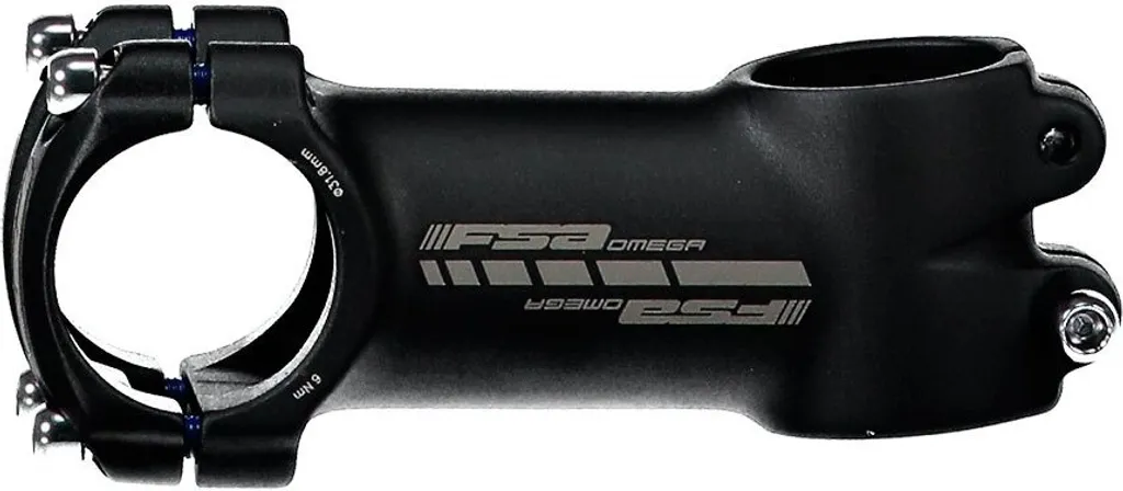 Potence de Vélo de Route FSA Omega 110mm Inclinaison 6 Degrés Noire