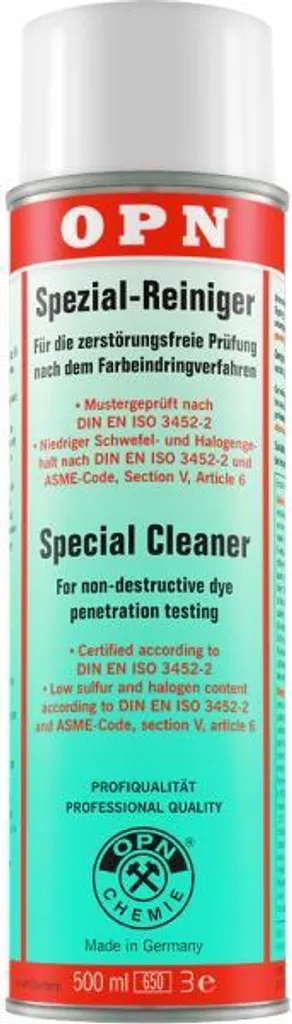 Solvant de nettoyage pour kit de ressuage et détection de défauts 500ml