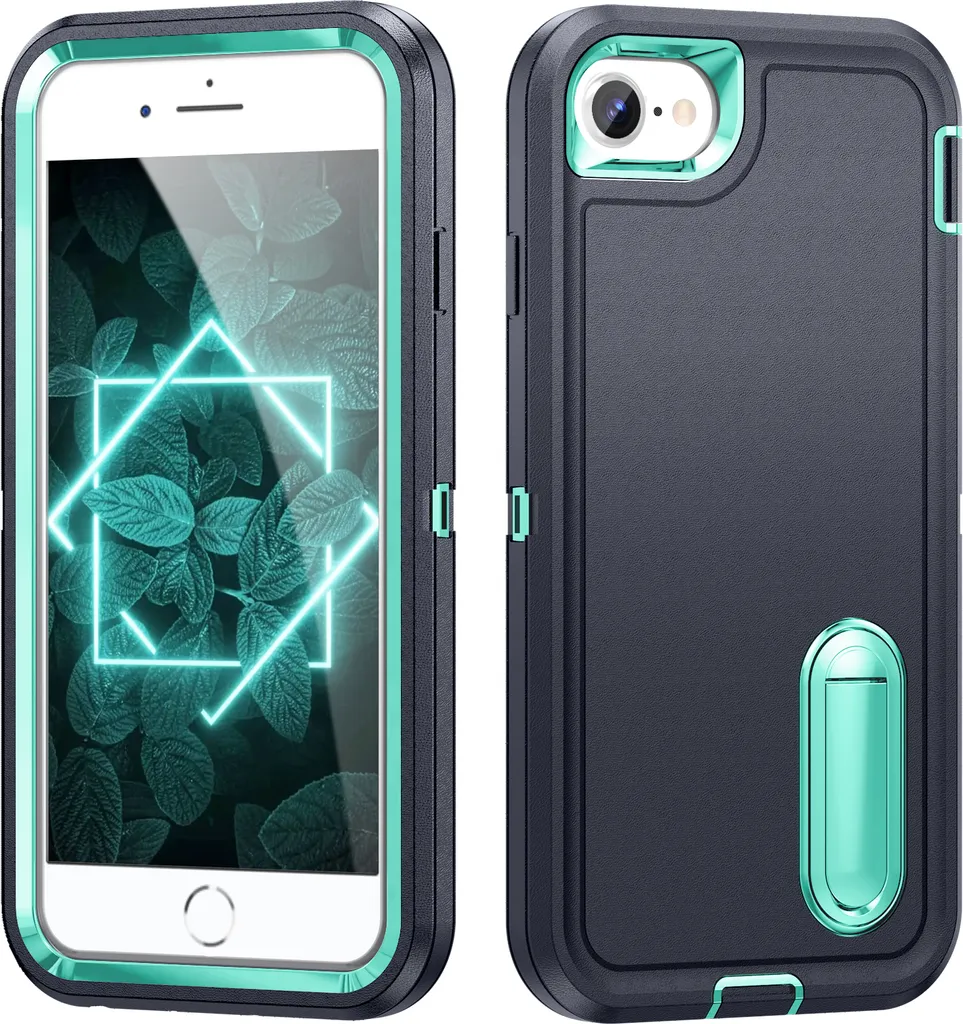 Recensione Cover iPhone 8 Plus Blu: Supporto e Protezione Ibrida 3-in-1