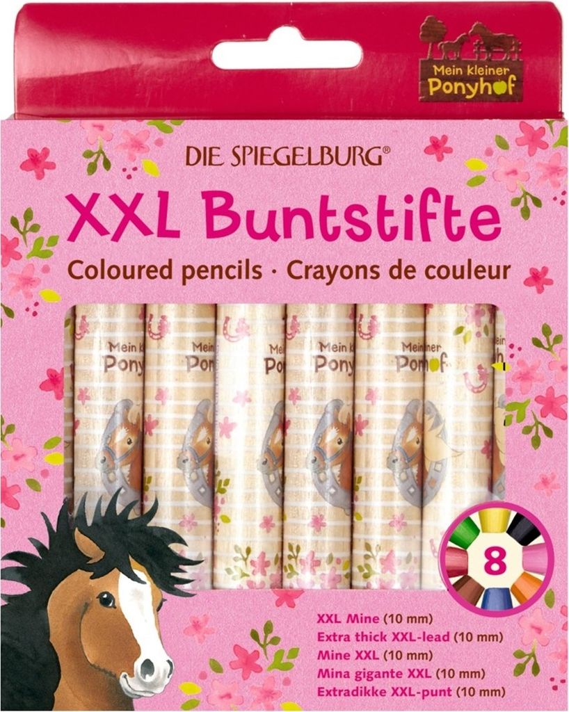 Coppenrath 15625 - Die Spiegelburg - Mein kleiner Ponyhof - XXL Buntstifte