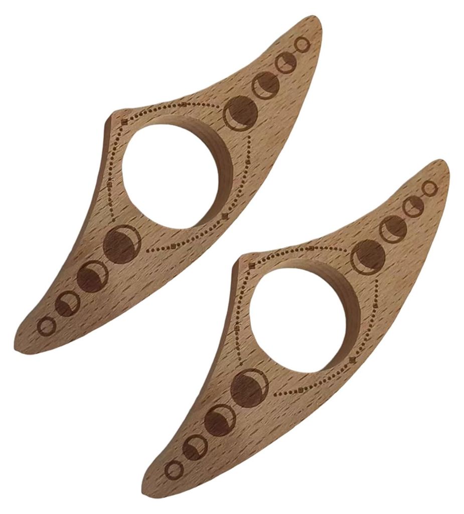 Buchseitenhalter aus Holz, Daumenring, Lesezeichen, hält Ihr Buch offen, Lesehilfe, Geschenk für Lehrer und Bücherliebhaber