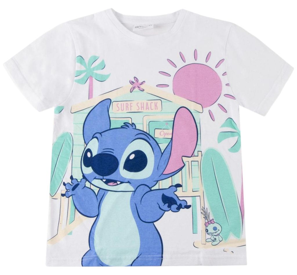 T-Shirt Disney Stitch Weiß 152 cm