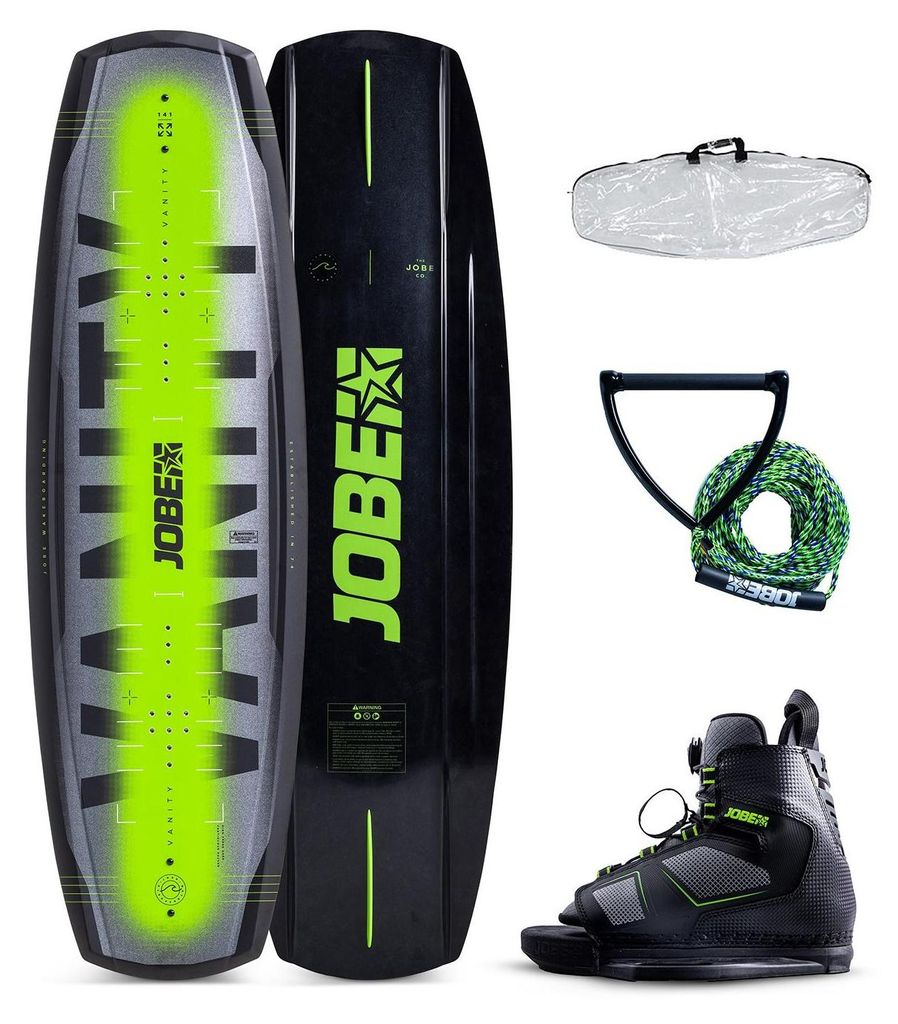 JOBE Vanity 141 Wakeboard Set + UNIT Bindung Tasche Wake Combo 141 cm - Groesse: 44-47 (10-12)