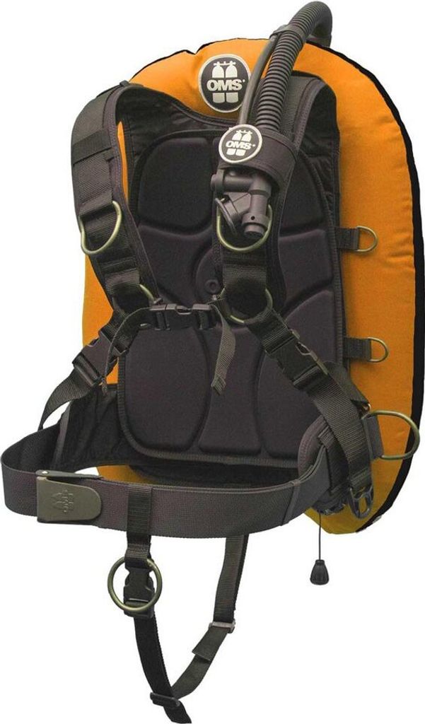 Oms Iq Lite With Performance Mono 32 Lbs Flügel Orange,Schwarz XL Orange,Schwarz XL