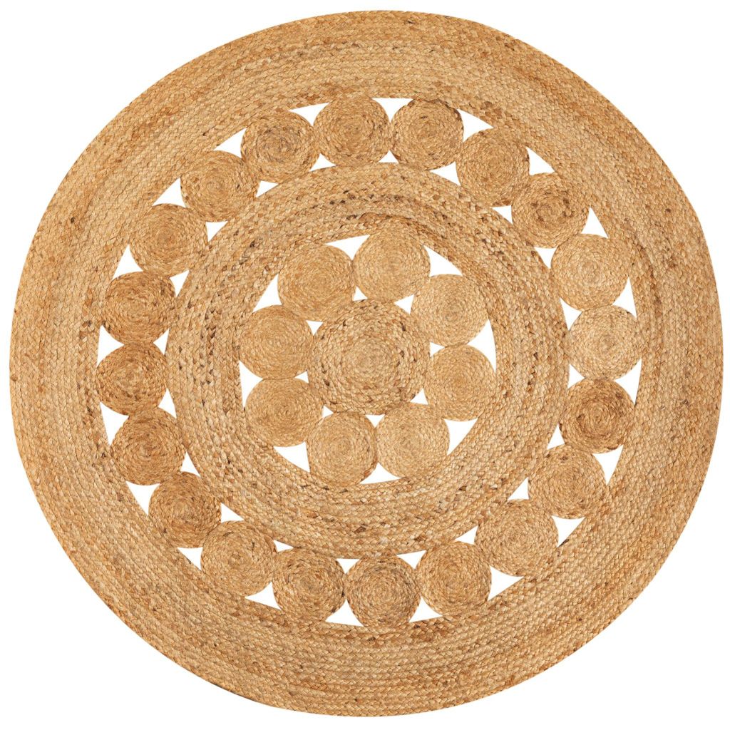 Steffensmeier Jute Teppich Goa | Rund | Wohnzimmer, Flur, Produktbild 