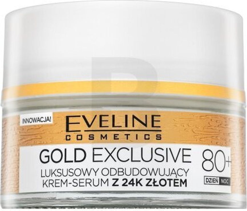 Eveline Gold Exclusive Luxurious Regenerating Cream Serum 80+ Gesichtscreme für reife Haut 50 ml