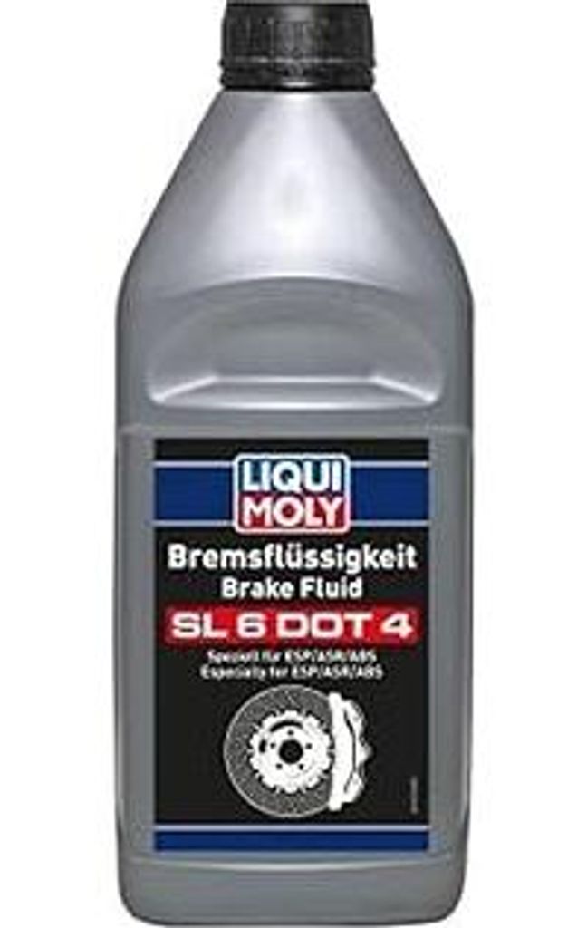 LIQUI MOLY Bremsflüssigkeit SL6 DOT 4 | 1 L | Bremsflüssigkeit | Art.-Nr.: 21168, Silber