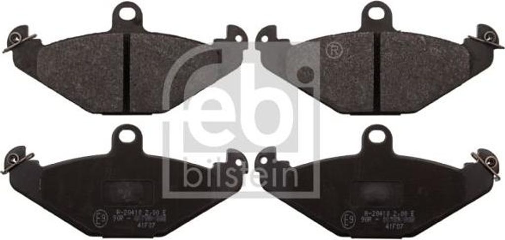FEBI BILSTEIN 116189 Bremsbelagsatz, Scheibenbremse OE A082J6157S kompatibel mit Espace