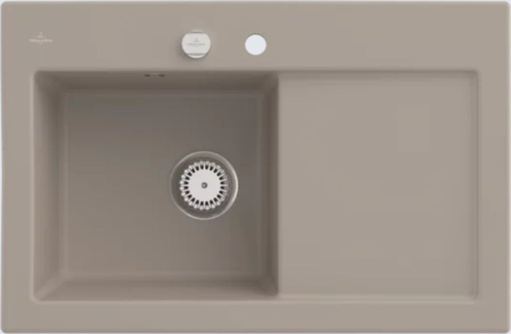 Villeroy & Boch Keramikspüle 677202AM, Subway 45 Einbauspüle - inkl.