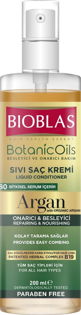 Bioblas Arganöl Conditioner Spray gegen Haarausfall verleiht Glanz f Haar 200 ml