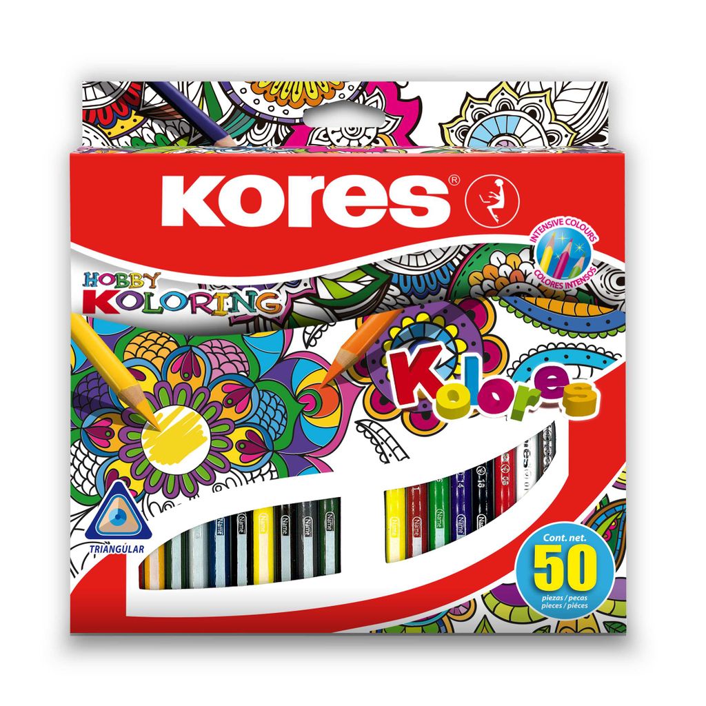 Kores Kolores, Meerkleurig, 50 stuks Productafbeelding 