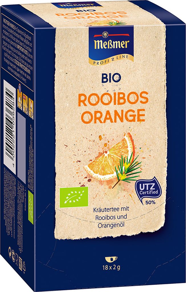 Meßmer Profiline Rooibos Orange mit fruchtigem Orangenöl 36g