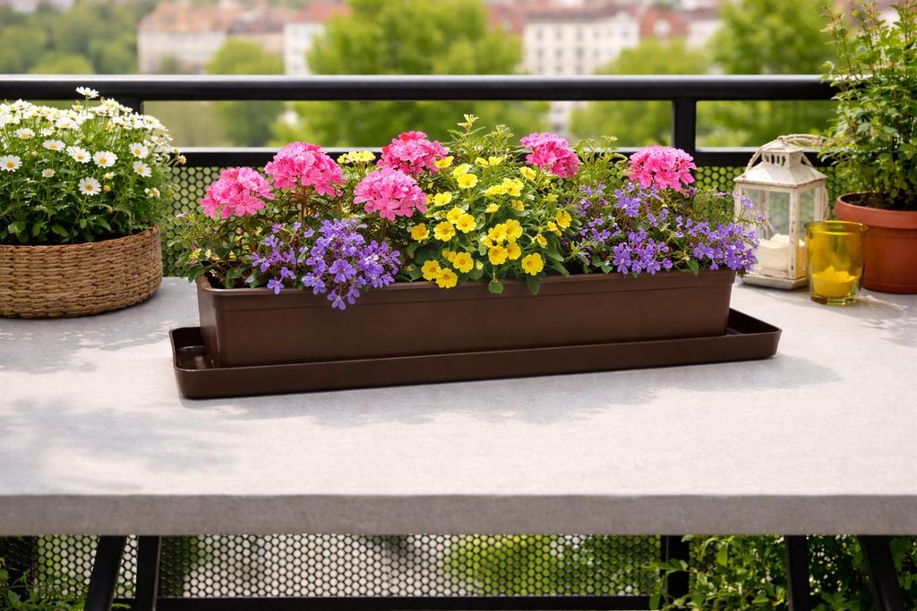 GARTEN-Untersetzer BRAUN 58 cm Blumentopfuntersetzer