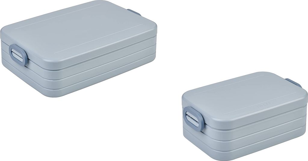 Mepal | Take a Break Duo Pack | Brotdose To Go | Lunchboxen für 2 bis 4 Sandwiches oder 4 bis 8 Brotscheiben | ideal für Meal Prep | Essenbox mit...