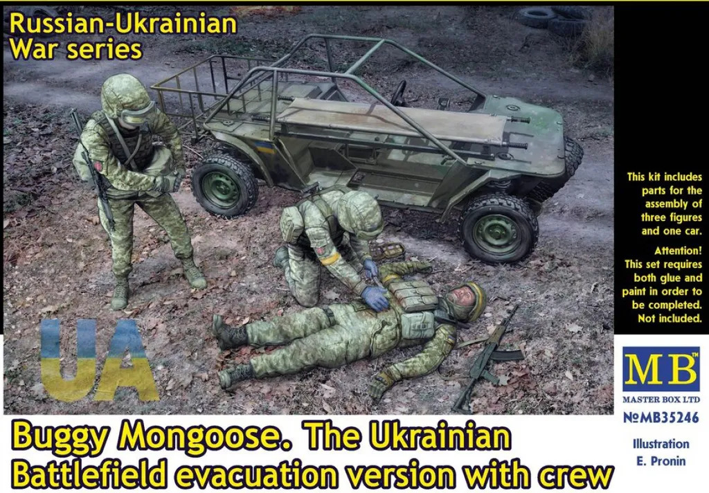 Buggy Mongoose Ukraine 1:35 : Recréez l'Évacuation Médicale Réelle