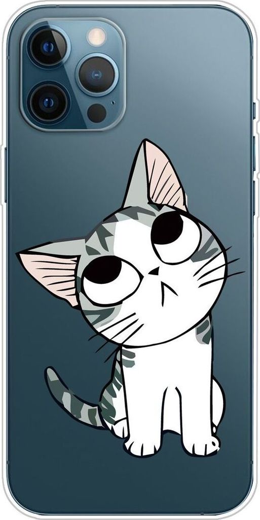 König Design Hülle kompatibel mit Apple iPhone 13 Pro Max Kunststoff Soft Handyhülle - Handy Case Transparent