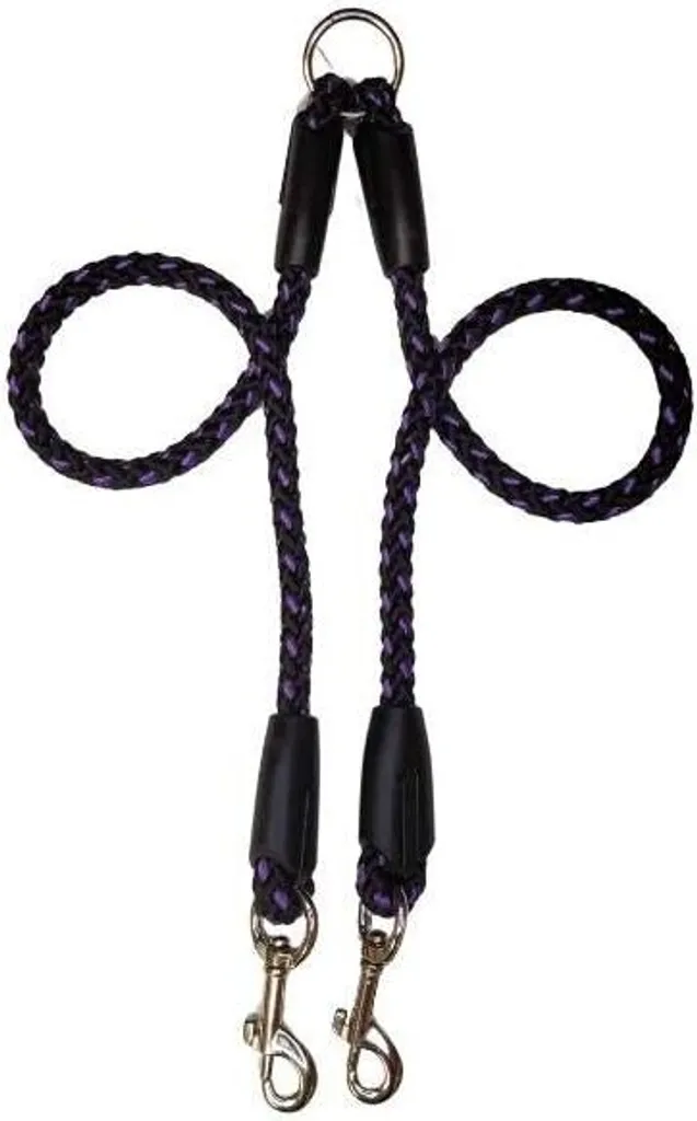 Guinzaglio Palkar per cani 50 cm x 14 mm nero-viola