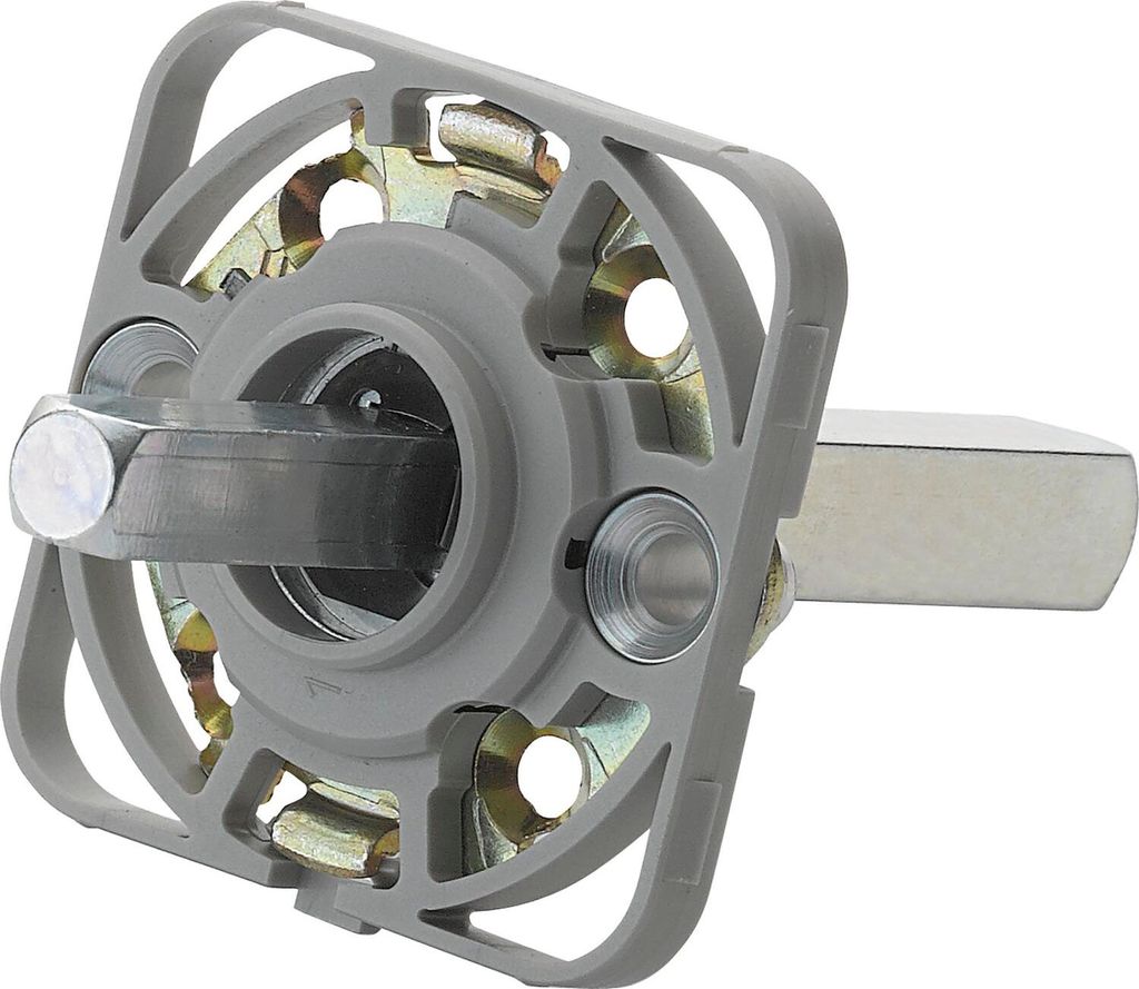 Hoppe Montagemodul eckig für Hoppe Türgriffe, Vierkant 10/72 mm, Stahl aluminiumfarbig