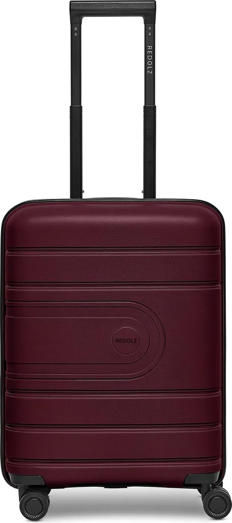 REDOLZ Essentials 11 Trolley Bordeaux - Valigia Rigida in Polipropilene