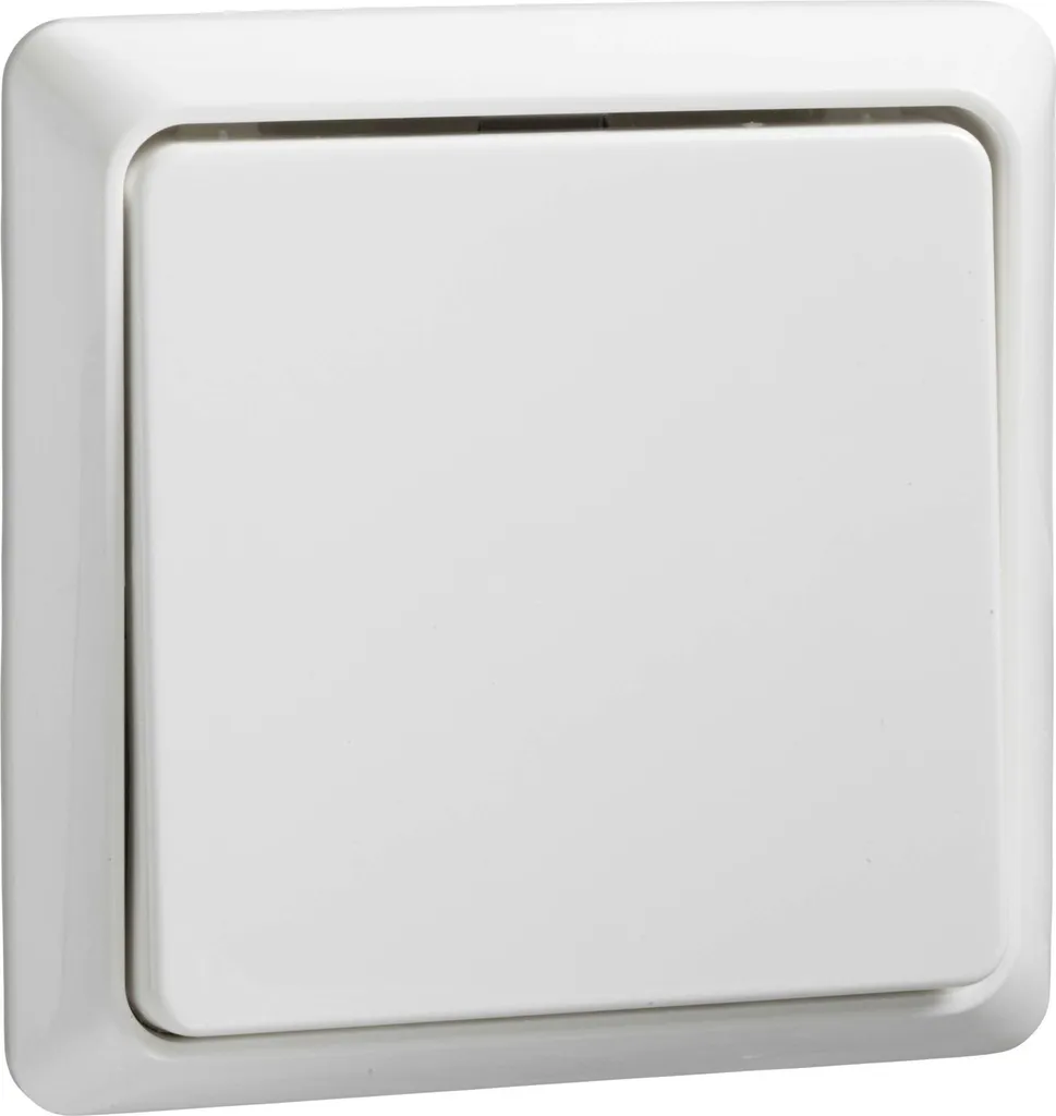 Bouton-poussoir robuste Elso 506204 - Mécanisme silencieux blanc