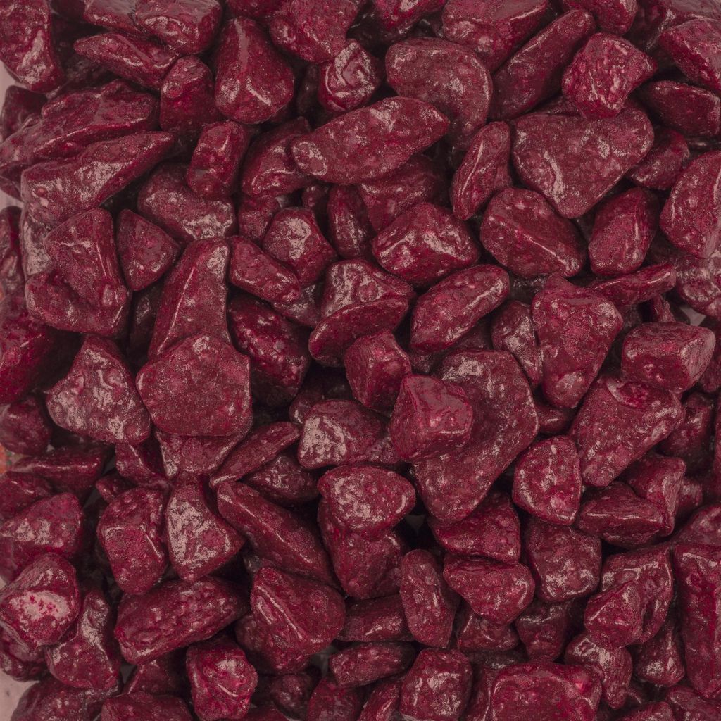 Dekosteine 9-13 mm burgund 1 Kg (1 Kg = 1,95EUR) Eurosand Produktbild 