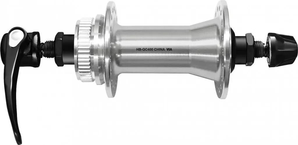 Moyeu avant SHIMANO HB-QC400 100 mm 32 trous argent pour vélo
