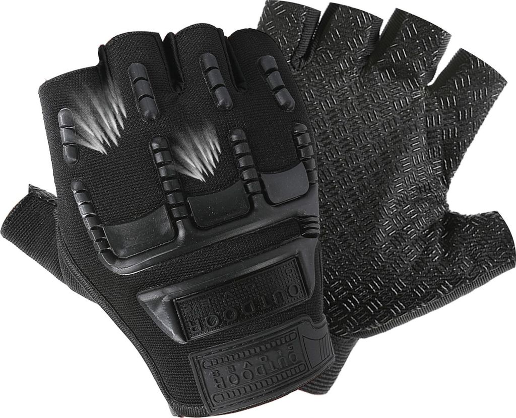 Fahrradhandschuhe Herren Damen Halbfinger,Radhandschuhe Produktbild 