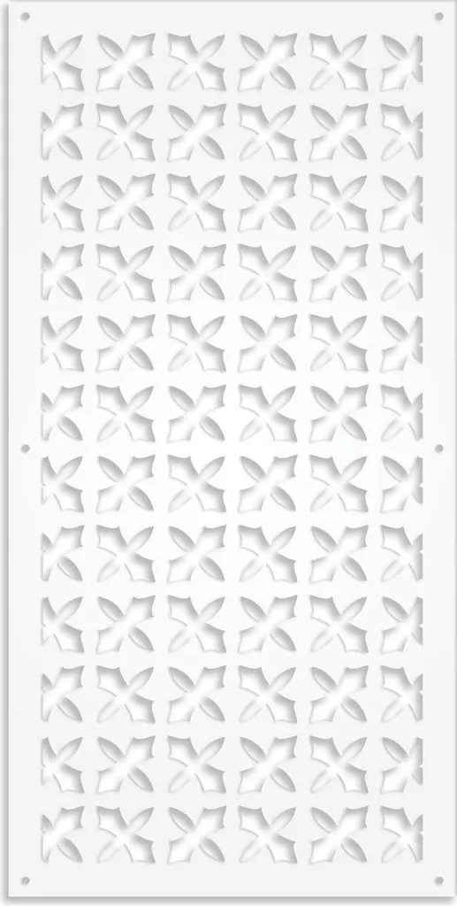 CRUSADES Pannello Frangisole PVC Bianco 47x94 - Resistente Esterni