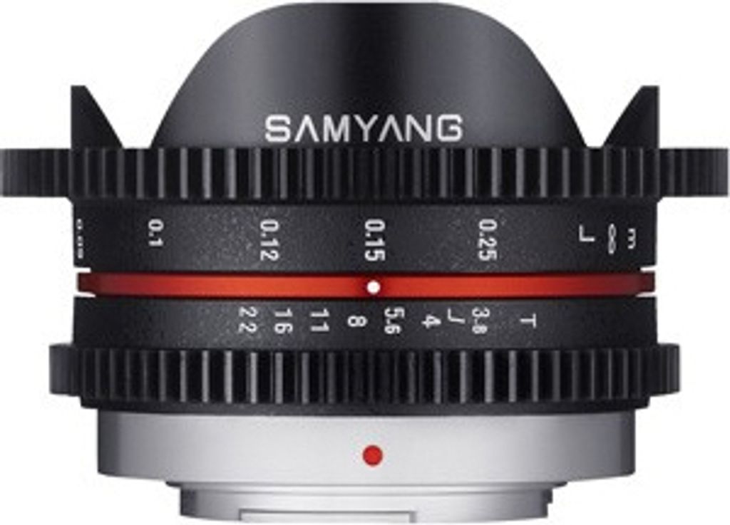 Samyang 7.5 / T3.8 UMC FISH-EYE Fisheye-Objektiv fÃ1/4r Produktbild 