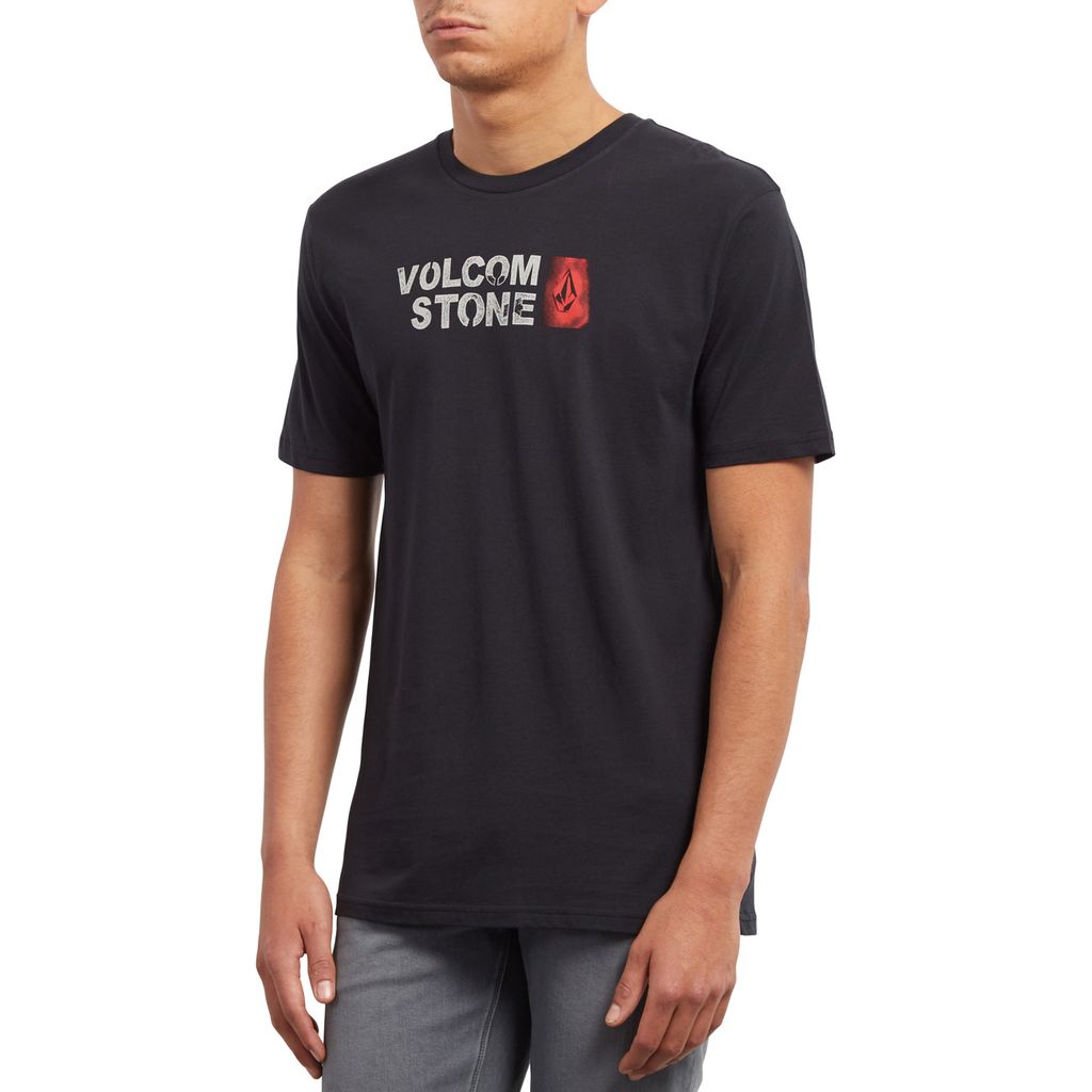 Volcom Herren T-Shirt Stence Bsc SS , Größe:M, Farben:black