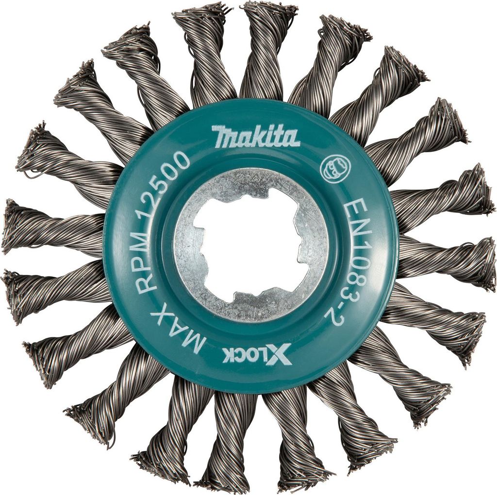 Makita Rundbürste - für Metall, Farbe, Rost Produktbild 